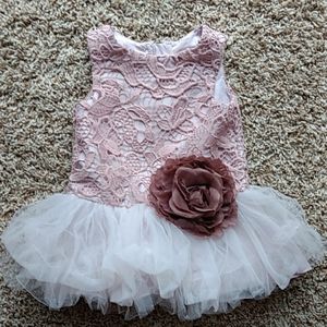 Pippa & Julie 12 mth pink sleeveless dress